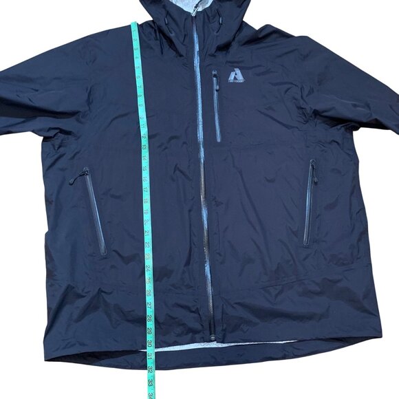 Eddie Bauer First Ascent Whittaker Mountaineering Black Hood Rain Jacket Men XXL - Picture 10 of 13